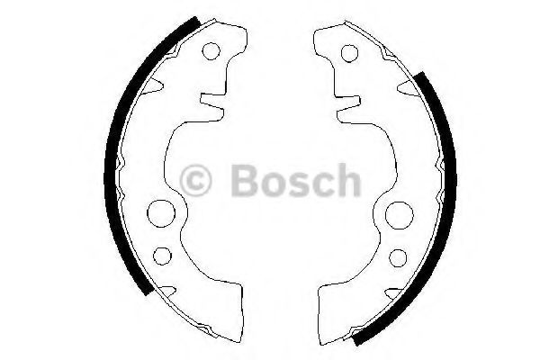 BOSCH 0 986 487 283 Тормозные колодоки задний мост для RENAULT LE CAR (Рено Лэ cар) BOSCH 0 986 487 283 Тормозные колодоки задний мост для RENAULT LE CAR (Рено Лэ cар)