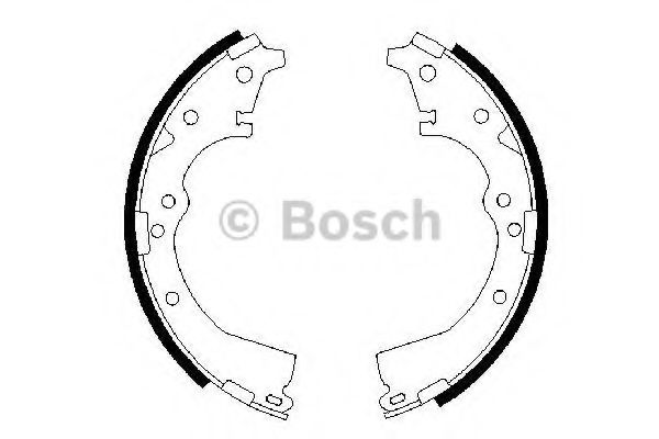BOSCH 0 986 487 290 Тормозные колодоки для TOYOTA HIACE II (Тойота/тоета Хиаcэ 2) BOSCH 0 986 487 290 Тормозные колодоки для TOYOTA HIACE II (Тойота/тоета Хиаcэ 2)