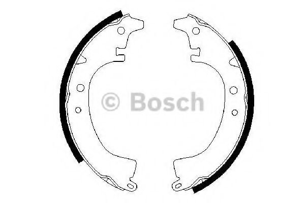 BOSCH 0 986 487 294 Тормозные колодоки задний мост для TOYOTA COROLLA (Тойота/тоета Cоролла) BOSCH 0 986 487 294 Тормозные колодоки задний мост для TOYOTA COROLLA (Тойота/тоета Cоролла)