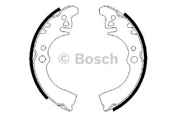 BOSCH 0 986 487 307 Тормозные колодоки для DAIHATSU VALERA IV (Дайхатсу Vалэра иv) BOSCH 0 986 487 307 Тормозные колодоки для DAIHATSU VALERA IV (Дайхатсу Vалэра иv)
