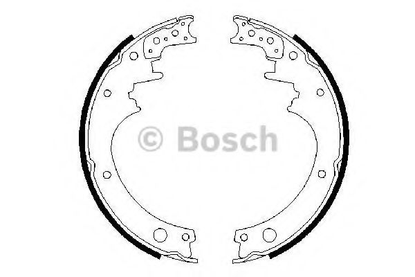 BOSCH 0 986 487 316 Тормозные колодоки для NISSAN ATLAS (Ниссан Атлас) BOSCH 0 986 487 316 Тормозные колодоки для NISSAN ATLAS (Ниссан Атлас)