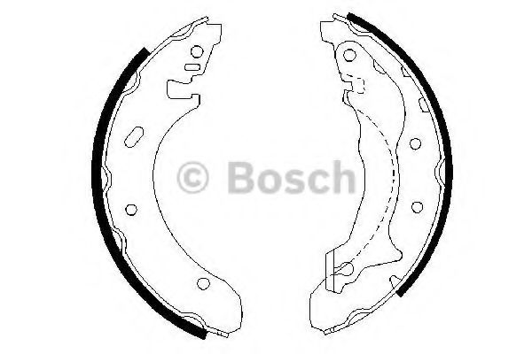 BOSCH 0 986 487 330 Тормозные колодоки для FORD MONDEO (Форд Мондэо) BOSCH 0 986 487 330 Тормозные колодоки для FORD MONDEO (Форд Мондэо)
