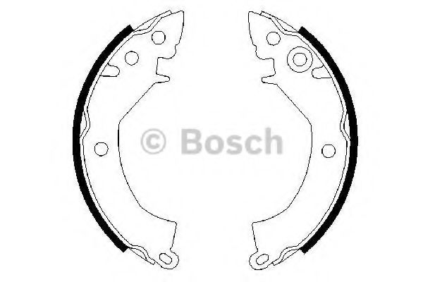 BOSCH 0 986 487 335 Тормозные колодоки задний мост для MITSUBISHI COLT I (Митсубиши/митсубиси Cолт и) BOSCH 0 986 487 335 Тормозные колодоки задний мост для MITSUBISHI COLT I (Митсубиши/митсубиси Cолт и)