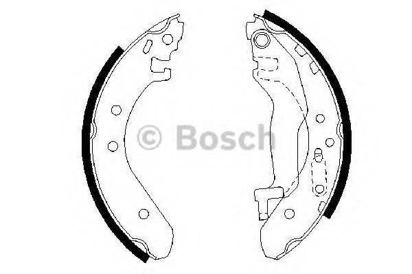 BOSCH 0 986 487 364 Тормозные колодоки задний мост для ROVER 400 (Ровер 400) BOSCH 0 986 487 364 Тормозные колодоки задний мост для ROVER 400 (Ровер 400)