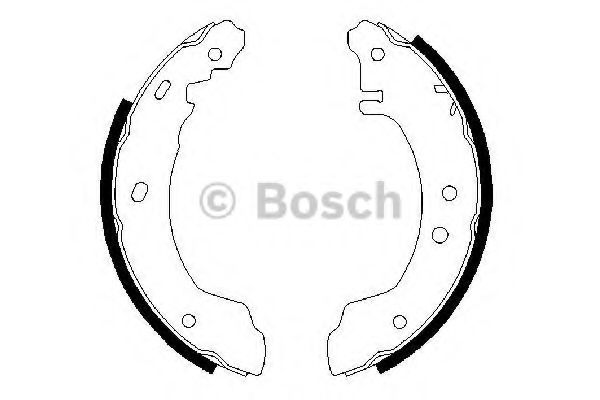 BOSCH 0 986 487 372 Тормозные колодоки для NISSAN PRIMERA (Ниссан Примера) BOSCH 0 986 487 372 Тормозные колодоки для NISSAN PRIMERA (Ниссан Примера)