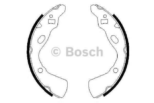 BOSCH 0 986 487 388 Тормозные колодоки для MAZDA (Мазда) BOSCH 0 986 487 388 Тормозные колодоки для MAZDA (Мазда)