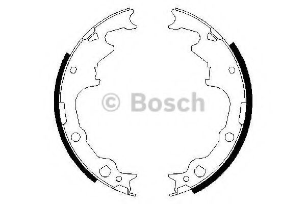 BOSCH 0 986 487 396 Тормозные колодоки для JEEP (Джип) BOSCH 0 986 487 396 Тормозные колодоки для JEEP (Джип)