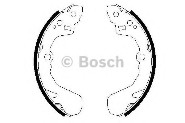 BOSCH 0 986 487 436 Тормозные колодоки для SUBARU JUSTY II (Субару Жустъ 2) BOSCH 0 986 487 436 Тормозные колодоки для SUBARU JUSTY II (Субару Жустъ 2)