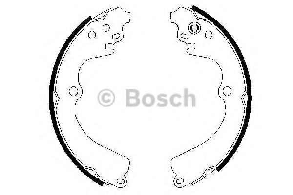 BOSCH 0 986 487 463 Тормозные колодоки для SUBARU (Субару) BOSCH 0 986 487 463 Тормозные колодоки для SUBARU (Субару)