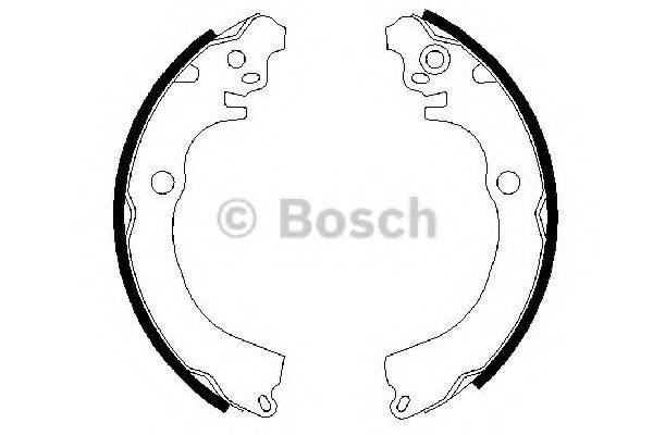 BOSCH 0 986 487 472 Тормозные колодоки для SUBARU (Субару) BOSCH 0 986 487 472 Тормозные колодоки для SUBARU (Субару)