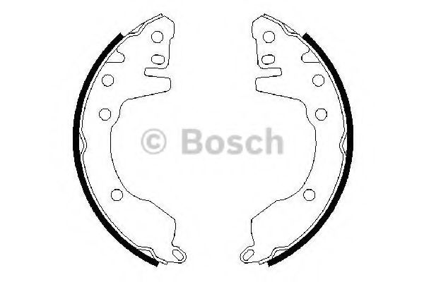 BOSCH 0 986 487 484 Тормозные колодоки задний мост для MITSUBISHI LANCER (Митсубиши/митсубиси Ланcэр) BOSCH 0 986 487 484 Тормозные колодоки задний мост для MITSUBISHI LANCER (Митсубиши/митсубиси Ланcэр)