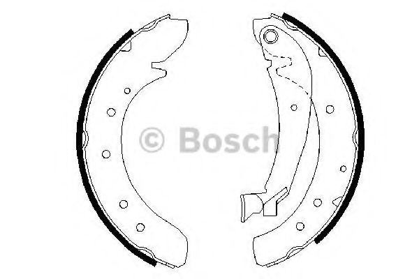 BOSCH 0 986 487 522 Тормозные колодоки задний мост для FIAT (Фиат) BOSCH 0 986 487 522 Тормозные колодоки задний мост для FIAT (Фиат)