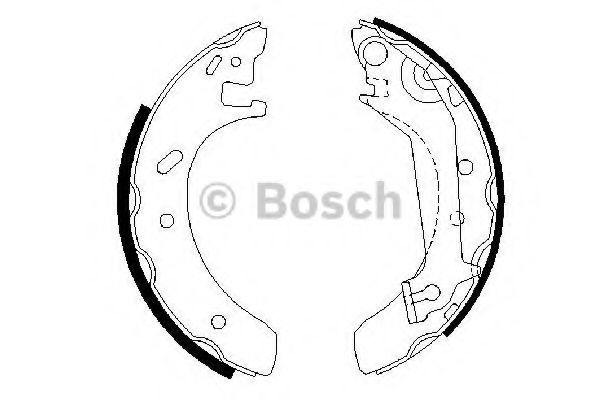 BOSCH 0 986 487 523 Тормозные колодоки для FORD MONDEO (Форд Мондэо) BOSCH 0 986 487 523 Тормозные колодоки для FORD MONDEO (Форд Мондэо)