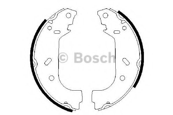 BOSCH 0 986 487 545 Тормозные колодоки задний мост для LANCIA ZETA (Лансиа/лянча Зэта) BOSCH 0 986 487 545 Тормозные колодоки задний мост для LANCIA ZETA (Лансиа/лянча Зэта)