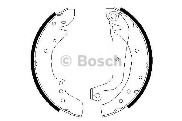 BOSCH 0 986 487 547 Тормозные колодоки для RENAULT MASTER I (Рено Мастэр и) BOSCH 0 986 487 547 Тормозные колодоки для RENAULT MASTER I (Рено Мастэр и)
