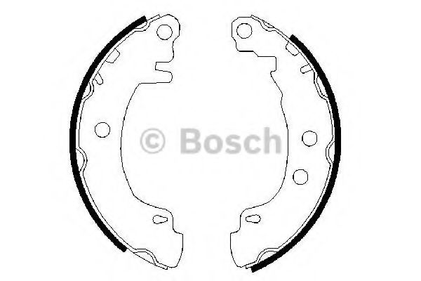 BOSCH 0 986 487 550 Тормозные колодоки для RENAULT MEGANE I (Рено Меган 1) BOSCH 0 986 487 550 Тормозные колодоки для RENAULT MEGANE I (Рено Меган 1)