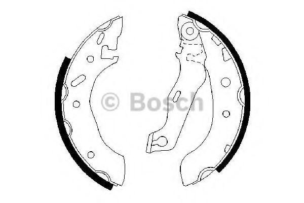 BOSCH 0 986 487 553 Тормозные колодоки задний мост для MAZDA SOHO III (Мазда Сохо 3) BOSCH 0 986 487 553 Тормозные колодоки задний мост для MAZDA SOHO III (Мазда Сохо 3)