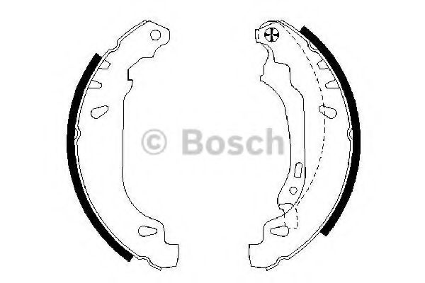 BOSCH 0 986 487 556 Тормозные колодоки для DACIA SANDERO (Дача Сандэро) BOSCH 0 986 487 556 Тормозные колодоки для DACIA SANDERO (Дача Сандэро)