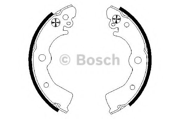 BOSCH 0 986 487 578 Тормозные колодоки для NISSAN 100 NX (Ниссан 100 нx) BOSCH 0 986 487 578 Тормозные колодоки для NISSAN 100 NX (Ниссан 100 нx)
