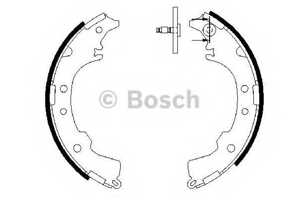 BOSCH 0 986 487 588 Тормозные колодоки задний мост для TOYOTA IPSUM (Тойота/тоета Ипсум) BOSCH 0 986 487 588 Тормозные колодоки задний мост для TOYOTA IPSUM (Тойота/тоета Ипсум)
