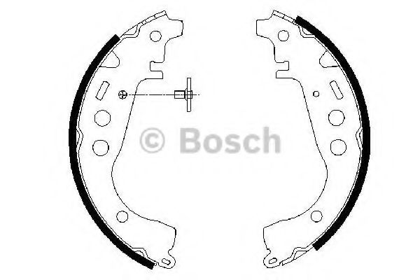BOSCH 0 986 487 589 Тормозные колодоки для TOYOTA ECHO (Тойота/тоета Эчо) BOSCH 0 986 487 589 Тормозные колодоки для TOYOTA ECHO (Тойота/тоета Эчо)