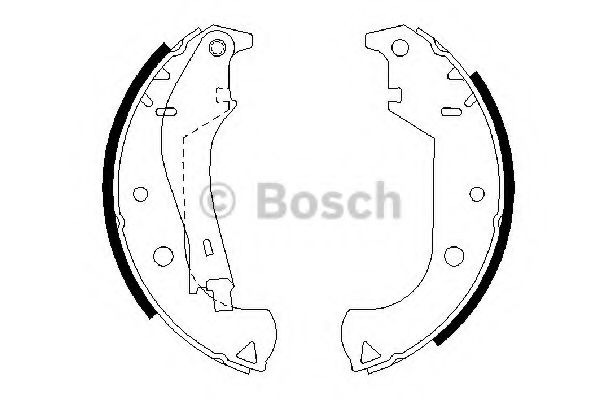BOSCH 0 986 487 626 Тормозные колодоки для FIAT (Фиат) BOSCH 0 986 487 626 Тормозные колодоки для FIAT (Фиат)
