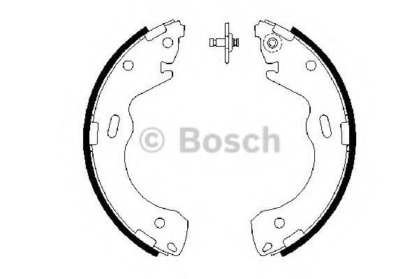 BOSCH 0 986 487 654 Тормозные колодоки для FORD ESCAPE (Форд Эскейп) BOSCH 0 986 487 654 Тормозные колодоки для FORD ESCAPE (Форд Эскейп)