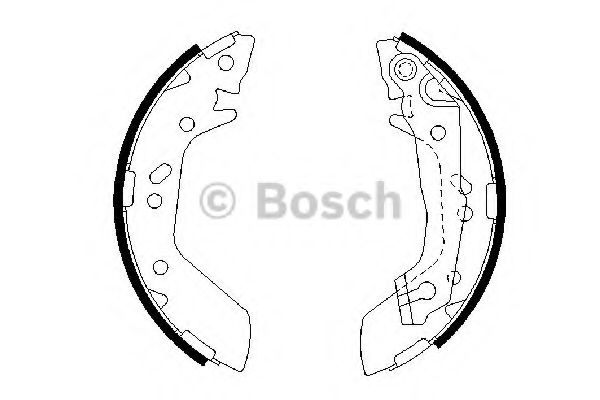 BOSCH 0 986 487 655 Тормозные колодоки для HYUNDAI VERNA II (Хендай Vэрна 2) BOSCH 0 986 487 655 Тормозные колодоки для HYUNDAI VERNA II (Хендай Vэрна 2)