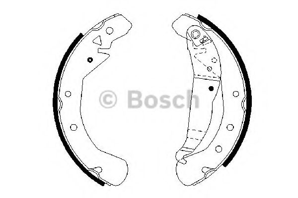 BOSCH 0 986 487 658 Тормозные колодоки для OPEL ASTRA H HATCH (Опель Астра н хэтчбек) BOSCH 0 986 487 658 Тормозные колодоки для OPEL ASTRA H HATCH (Опель Астра н хэтчбек)
