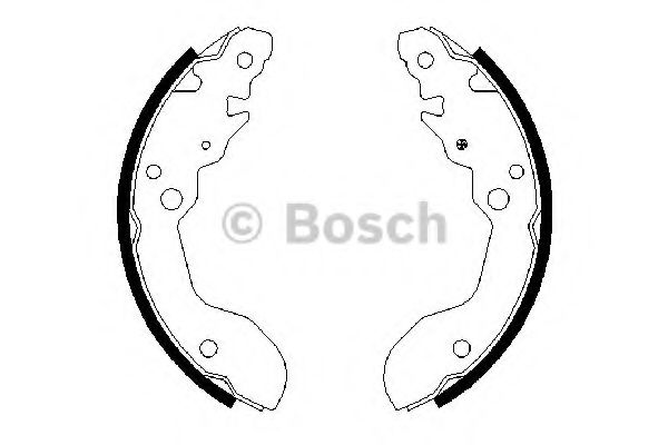 BOSCH 0 986 487 677 Тормозные колодоки для SUZUKI X-90 (Сузуки X-90)