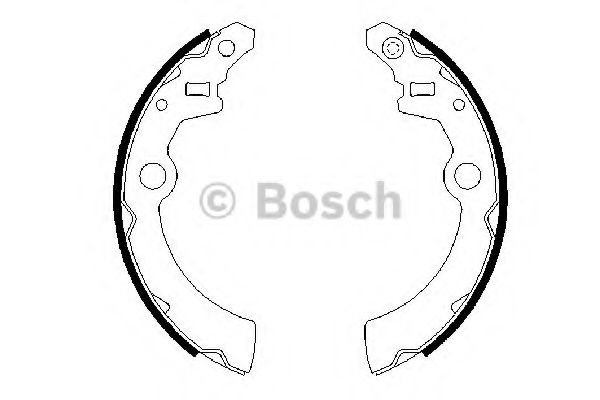 BOSCH 0 986 487 682 Тормозные колодоки задний мост для SUBARU (Субару) BOSCH 0 986 487 682 Тормозные колодоки задний мост для SUBARU (Субару)