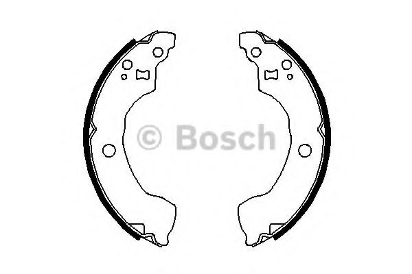BOSCH 0 986 487 691 Тормозные колодоки задний мост для NISSAN PULSAR VII (Ниссан Пулсар v2) BOSCH 0 986 487 691 Тормозные колодоки задний мост для NISSAN PULSAR VII (Ниссан Пулсар v2)