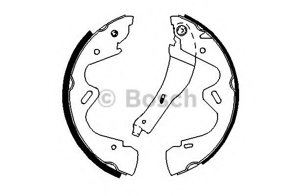 BOSCH 0 986 487 700 Тормозные колодоки задний мост для NISSAN CABSTAR E (Ниссан Cабстар э) BOSCH 0 986 487 700 Тормозные колодоки задний мост для NISSAN CABSTAR E (Ниссан Cабстар э)