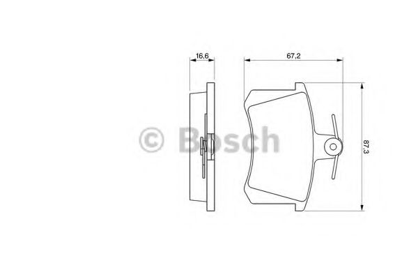 BOSCH 0 986 494 059 Тормозные колодки для AUDI 90 (Ауди 90) BOSCH 0 986 494 059 Тормозные колодки для AUDI 90 (Ауди 90)