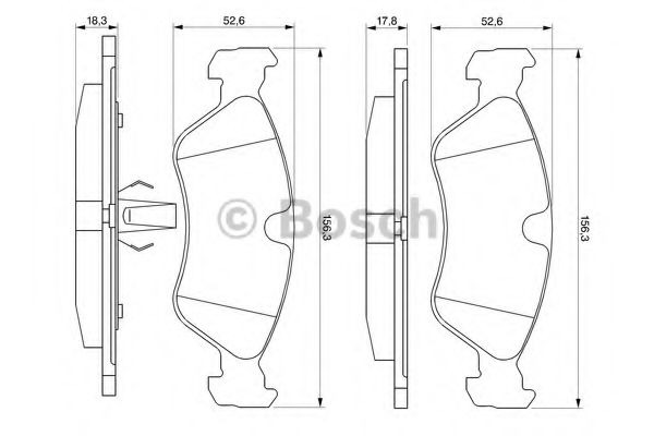 BOSCH 0 986 491 900 Тормозные колодки для OPEL OMEGA A (Опель Омэга а) BOSCH 0 986 491 900 Тормозные колодки для OPEL OMEGA A (Опель Омэга а)