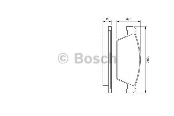 BOSCH 0 986 494 066 Тормозные колодки для DAEWOO (Дэу) BOSCH 0 986 494 066 Тормозные колодки для DAEWOO (Дэу)