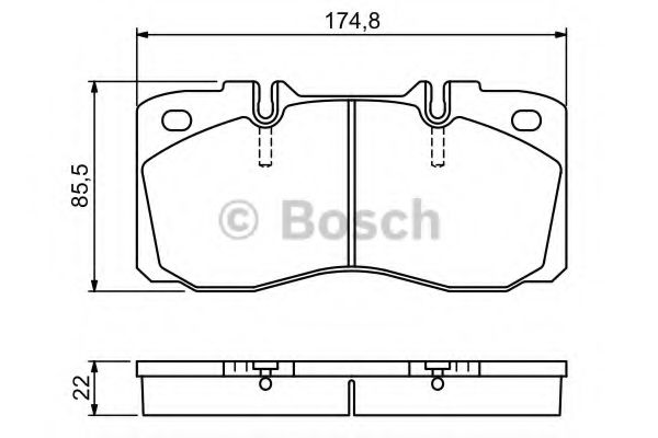 BOSCH 0 986 494 257 Тормозные колодки для IVECO DAILY LINE (Ивеко Даилъ линэ) BOSCH 0 986 494 257 Тормозные колодки для IVECO DAILY LINE (Ивеко Даилъ линэ)