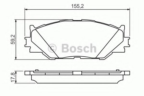 BOSCH 0 986 494 316 Тормозные колодки для LEXUS IS III (Лексус Ис 3) BOSCH 0 986 494 316 Тормозные колодки для LEXUS IS III (Лексус Ис 3)
