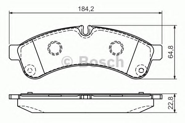 BOSCH 0 986 494 335 Тормозные колодки для IVECO DAILY LINE (Ивеко Даилъ линэ) BOSCH 0 986 494 335 Тормозные колодки для IVECO DAILY LINE (Ивеко Даилъ линэ)