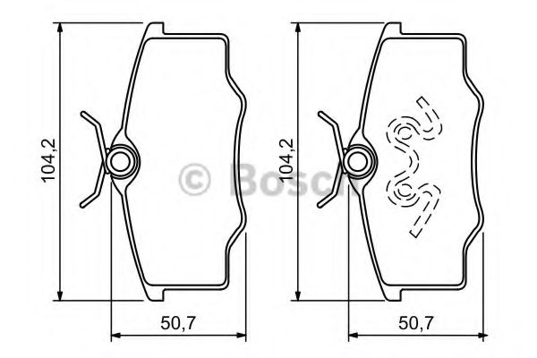 BOSCH 0 986 494 389 Тормозные колодки для VOLKSWAGEN GOL COUNTRY I (Фольксваген Гол cоунтръ и) BOSCH 0 986 494 389 Тормозные колодки для VOLKSWAGEN GOL COUNTRY I (Фольксваген Гол cоунтръ и)