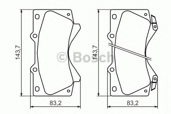BOSCH 0 986 494 449 Тормозные колодки для TOYOTA (FAW) LAND CRUISER 200 (Тойота/тоета (фав) Ленд крузер 200) BOSCH 0 986 494 449 Тормозные колодки для TOYOTA (FAW) LAND CRUISER 200 (Тойота/тоета (фав) Ленд крузер 200)