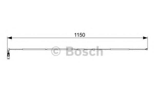 BOSCH 1 987 473 004 Сигнализатор, износ тормозных колодок задний мост для BMW (Бмв) BOSCH 1 987 473 004 Сигнализатор, износ тормозных колодок задний мост для BMW (Бмв)