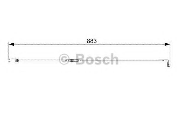 BOSCH 1 987 473 005 Сигнализатор, износ тормозных колодок для BMW (Бмв) BOSCH 1 987 473 005 Сигнализатор, износ тормозных колодок для BMW (Бмв)