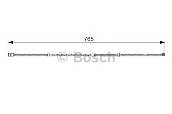 BOSCH 1 987 473 018 Сигнализатор, износ тормозных колодок передний мост для OPEL ASTRA G (Опель Астра г) BOSCH 1 987 473 018 Сигнализатор, износ тормозных колодок передний мост для OPEL ASTRA G (Опель Астра г)