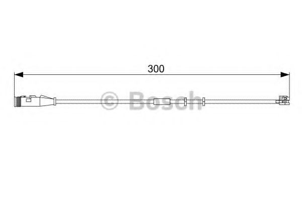 BOSCH 1 987 473 033 Сигнализатор, износ тормозных колодок передний мост для OPEL (Опель) BOSCH 1 987 473 033 Сигнализатор, износ тормозных колодок передний мост для OPEL (Опель)