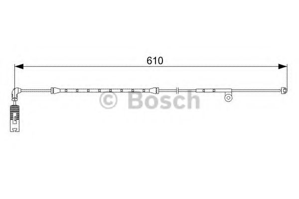 BOSCH 1 987 473 047 Сигнализатор, износ тормозных колодок передний мост для BMW (Бмв) BOSCH 1 987 473 047 Сигнализатор, износ тормозных колодок передний мост для BMW (Бмв)