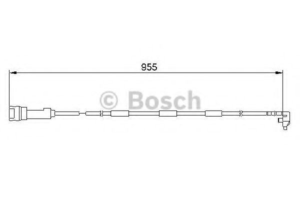 BOSCH 1 987 474 906 Сигнализатор, износ тормозных колодок передний мост для OPEL (Опель) BOSCH 1 987 474 906 Сигнализатор, износ тормозных колодок передний мост для OPEL (Опель)