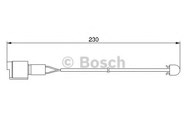 BOSCH 1 987 474 910 Сигнализатор, износ тормозных колодок передний мост для BMW 5 (Бмв 5) BOSCH 1 987 474 910 Сигнализатор, износ тормозных колодок передний мост для BMW 5 (Бмв 5)
