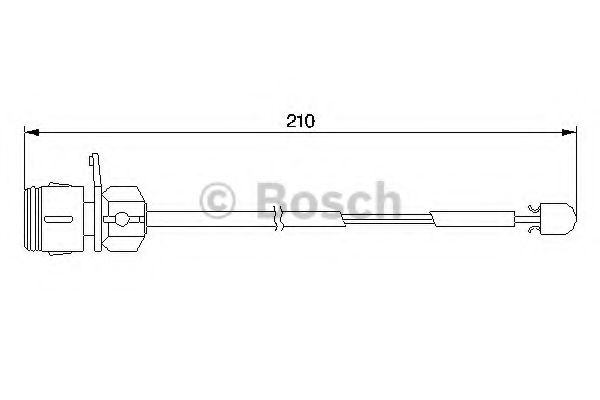 BOSCH 1 987 474 938 Сигнализатор, износ тормозных колодок передний мост для AUDI 100 (Ауди 100) BOSCH 1 987 474 938 Сигнализатор, износ тормозных колодок передний мост для AUDI 100 (Ауди 100)