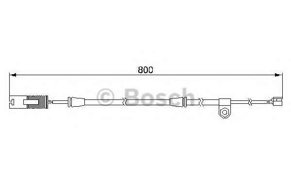 BOSCH 1 987 474 945 Сигнализатор, износ тормозных колодок передний мост для BMW (Бмв) BOSCH 1 987 474 945 Сигнализатор, износ тормозных колодок передний мост для BMW (Бмв)